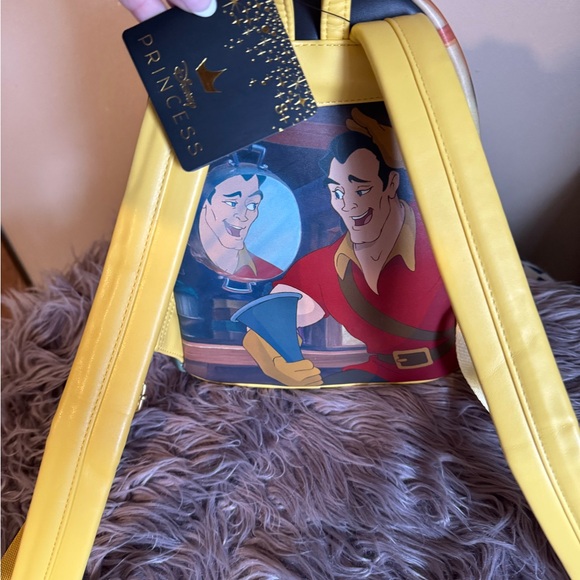 NWT -Loungefly Disney Beauty and the Beast Backpack - Picture 3 of 4